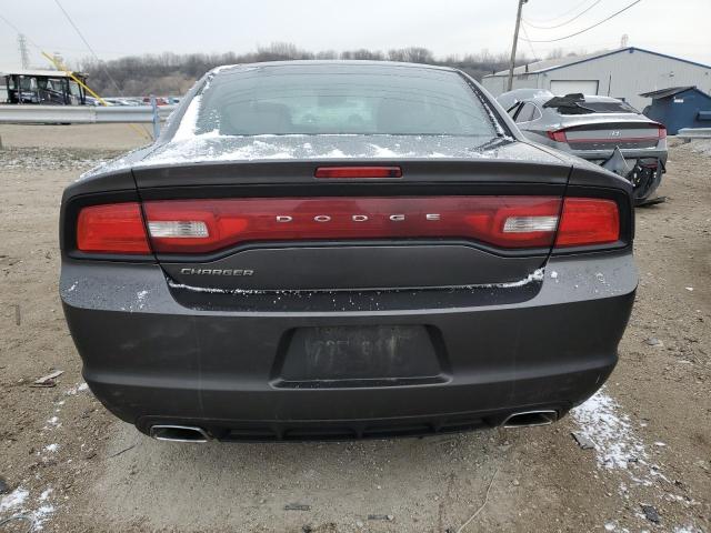 2C3CDXBGXEH314735 - 2014 DODGE CHARGER SE GRAY photo 6