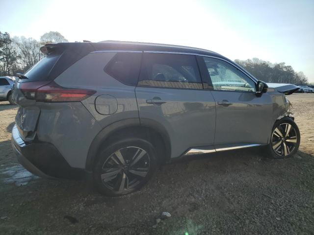 JN8AT3CA8MW027259 - 2021 NISSAN ROGUE SL GRAY photo 3