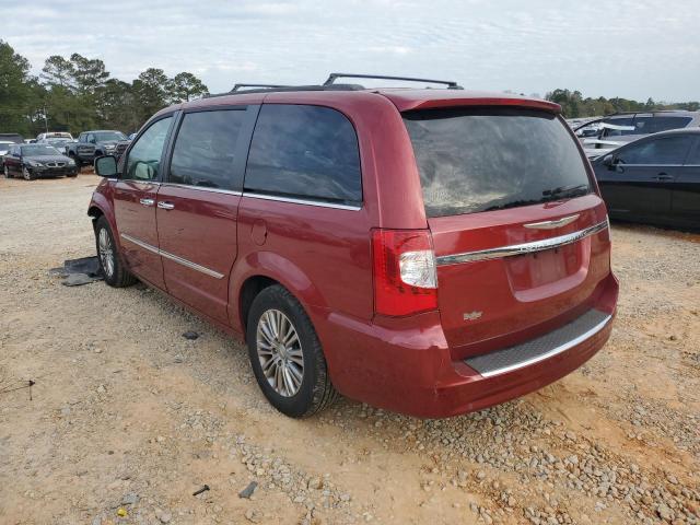 2C4RC1CG1DR809502 - 2013 CHRYSLER TOWN & COU TOURING L RED photo 2