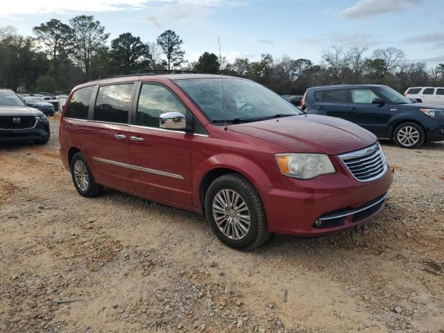2C4RC1CG1DR809502 - 2013 CHRYSLER TOWN & COU TOURING L RED photo 4
