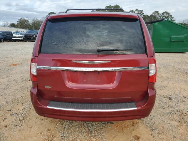 2C4RC1CG1DR809502 - 2013 CHRYSLER TOWN & COU TOURING L RED photo 6