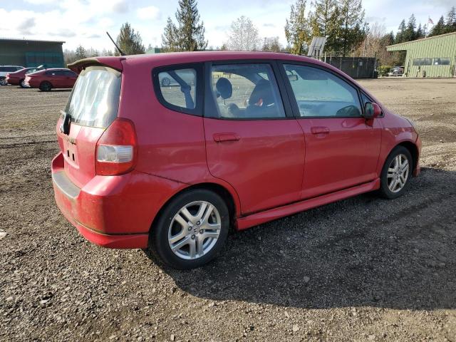 JHMGD38667S033756 - 2007 HONDA FIT S 红色 照片 3