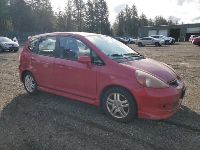 JHMGD38667S033756 - 2007 HONDA FIT S 红色 照片 4