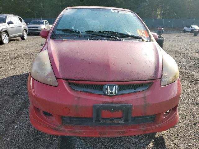 JHMGD38667S033756 - 2007 HONDA FIT S 红色 照片 5