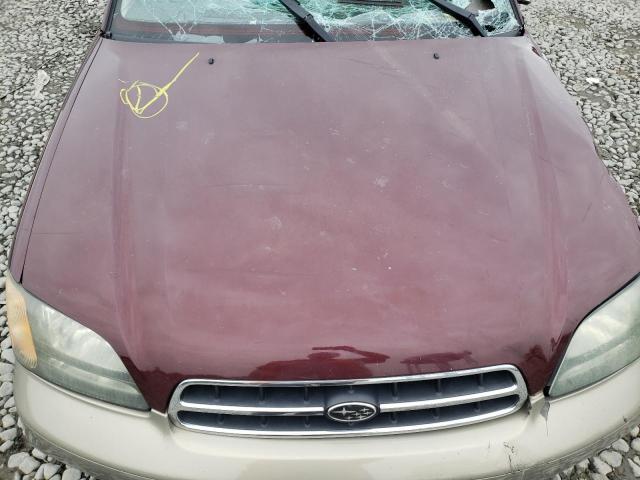 4S3BH686517672173 - 2001 SUBARU LEGACY OUTBACK LIMITED BURGUNDY photo 12