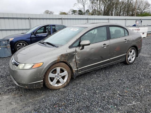 1HGFA16866L057905 - 2006 HONDA CIVIC EX BEIGE photo 1