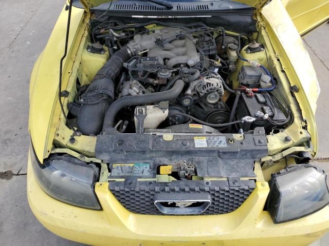 1FAFP404X3F439116 - 2003 FORD MUSTANG YELLOW photo 11
