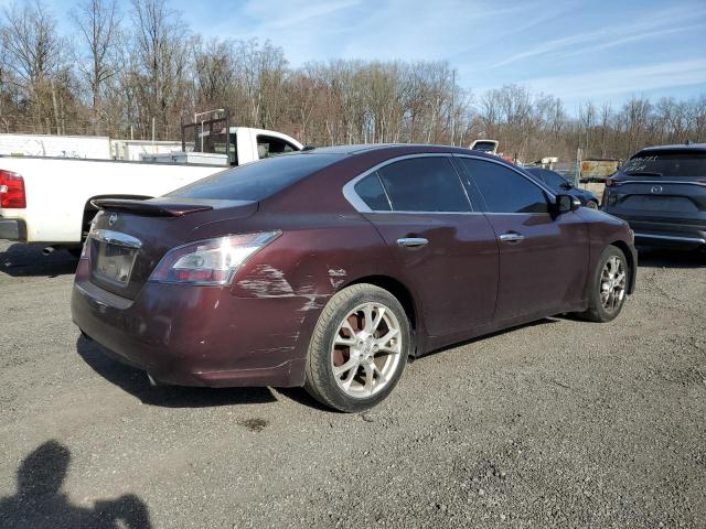 1N4AA5AP5EC455481 - 2014 NISSAN MAXIMA S BURGUNDY photo 3