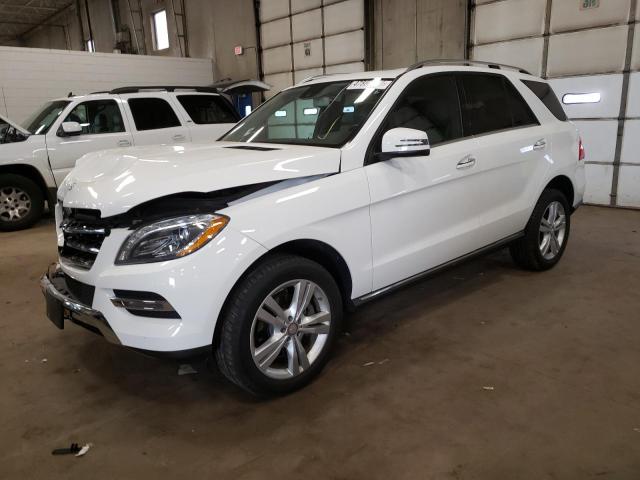 4JGDA5HB0FA534244 - 2015 MERCEDES-BENZ ML 350 4MATIC WHITE photo 1