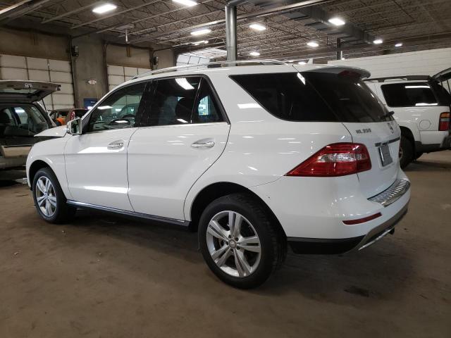 4JGDA5HB0FA534244 - 2015 MERCEDES-BENZ ML 350 4MATIC WHITE photo 2