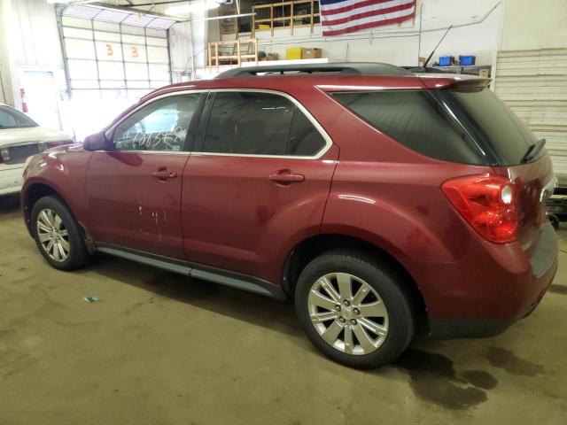 2CNALPEW9A6380963 - 2010 CHEVROLET EQUINOX LT BURGUNDY photo 2