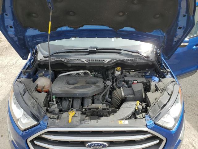 MAJ6P1UL1JC215960 - 2018 FORD ECOSPORT SE BLUE photo 12