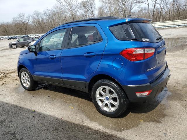 MAJ6P1UL1JC215960 - 2018 FORD ECOSPORT SE Bleu photo 2