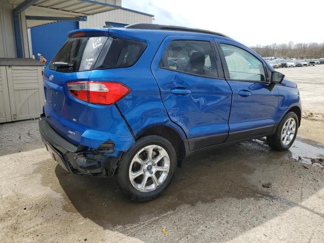 MAJ6P1UL1JC215960 - 2018 FORD ECOSPORT SE Bleu photo 3