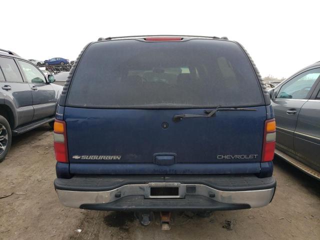 1GNFK16Z82J323183 - 2002 CHEVROLET SUBURBAN K1500 BLUE photo 6