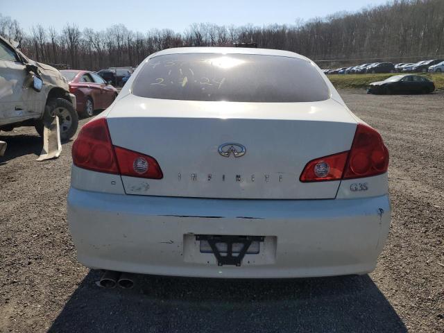 JNKCV51E56M513833 - 2006 INFINITI G35 WHITE photo 6