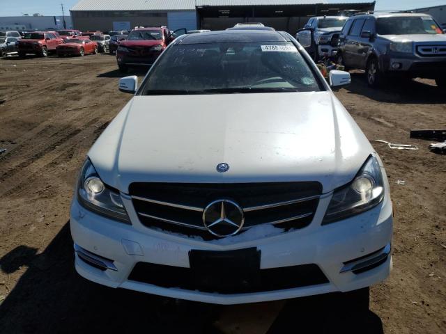 WDDGJ8JB1EG248854 - 2014 MERCEDES-BENZ C 350 4MATIC WHITE photo 5