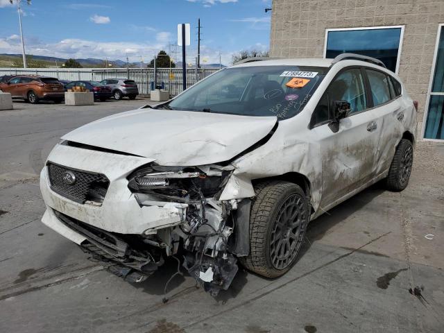 4S3GTAN62J3735569 - 2018 SUBARU IMPREZA LIMITED WHITE photo 1