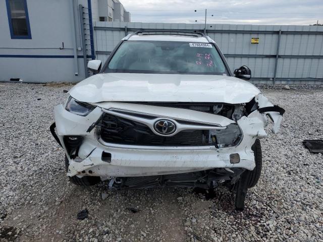 5TDGZRAH6MS073633 - 2021 TOYOTA HIGHLANDER XLE WHITE photo 5
