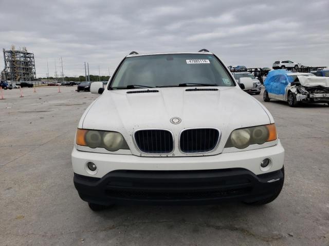 5UXFA53563LV86474 - 2003 BMW X5 3.0I WHITE photo 5