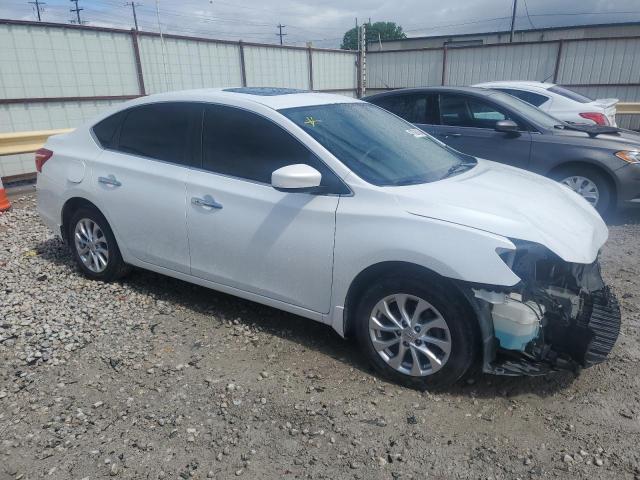 3N1AB7AP0HY282857 - 2017 NISSAN SENTRA S WHITE photo 4