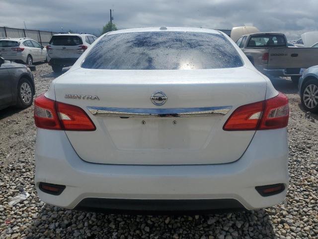 3N1AB7AP0HY282857 - 2017 NISSAN SENTRA S WHITE photo 6