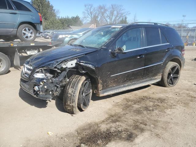 4JGBB8GB8BA638367 - 2011 MERCEDES-BENZ ML 350 4MATIC BLACK photo 1