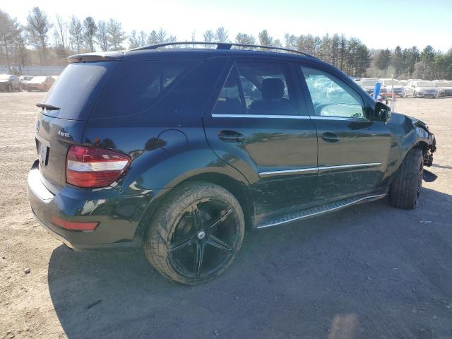4JGBB8GB8BA638367 - 2011 MERCEDES-BENZ ML 350 4MATIC BLACK photo 3