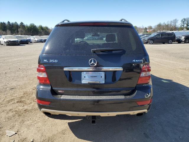 4JGBB8GB8BA638367 - 2011 MERCEDES-BENZ ML 350 4MATIC BLACK photo 6