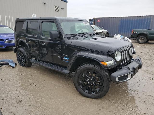 1C4JJXP68MW767277 - 2021 JEEP WRANGLER U SAHARA 4XE BLACK photo 4