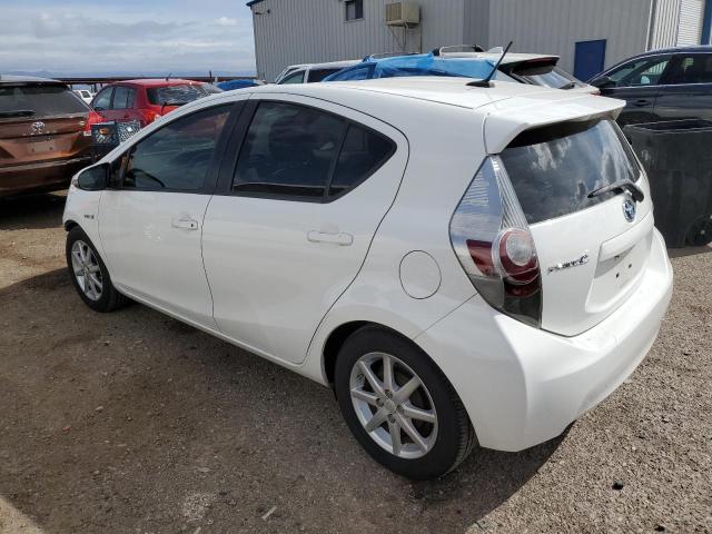 JTDKDTB34C1005836 - 2012 TOYOTA PRIUS C WHITE photo 2