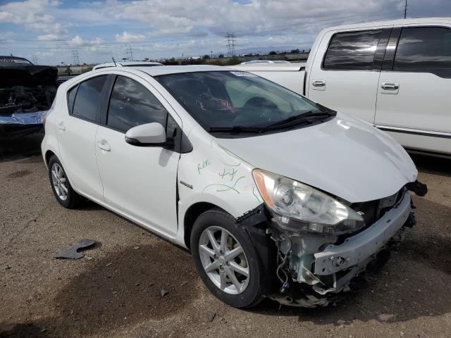 JTDKDTB34C1005836 - 2012 TOYOTA PRIUS C WHITE photo 4