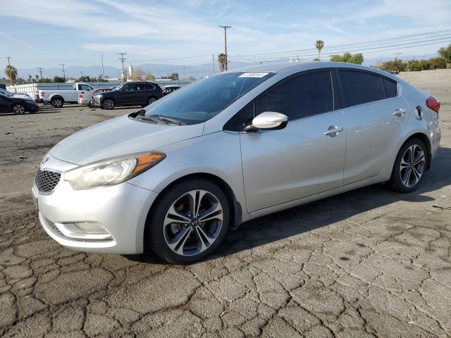 KNAFX4A8XE5073014 - 2014 KIA FORTE EX SILVER photo 1