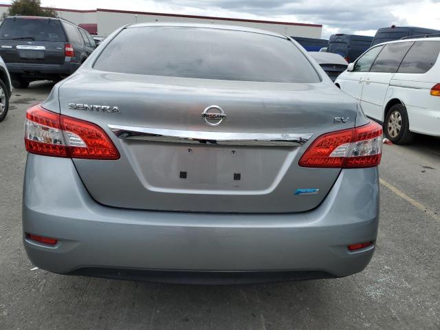 3N1AB7APXEY275054 - 2014 NISSAN SENTRA S GRAY photo 6