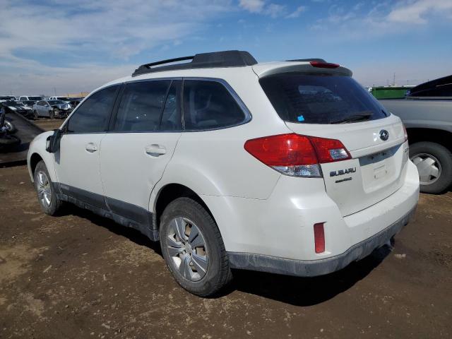 4S4BRBAC6A1320370 - 2010 SUBARU OUTBACK 2.5I WHITE photo 2