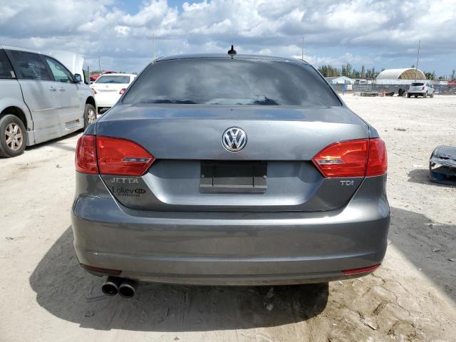 3VWLL7AJ2BM103096 - 2011 VOLKSWAGEN JETTA TDI CHARCOAL photo 6