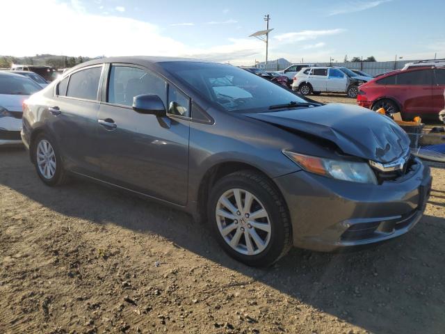 2HGFB2F98CH580394 - 2012 HONDA CIVIC EXL GRAY photo 4