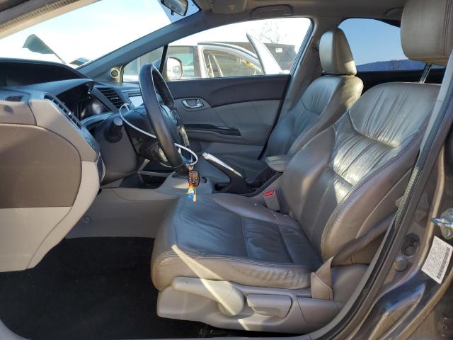 2HGFB2F98CH580394 - 2012 HONDA CIVIC EXL GRAY photo 7