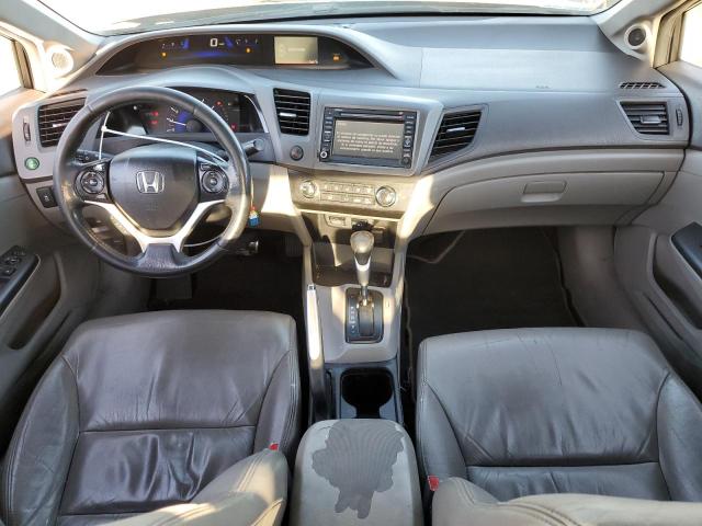2HGFB2F98CH580394 - 2012 HONDA CIVIC EXL GRAY photo 8