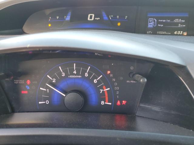 2HGFB2F98CH580394 - 2012 HONDA CIVIC EXL GRAY photo 9