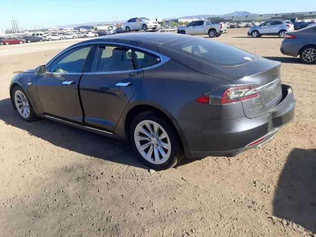 5YJSA1E48FF112031 - 2015 TESLA MODEL S Մոխրագույն լուսանկար 2