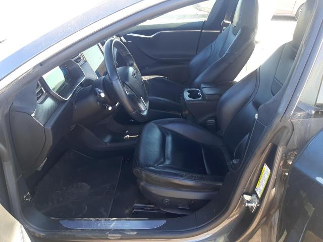 5YJSA1E48FF112031 - 2015 TESLA MODEL S Մոխրագույն լուսանկար 7