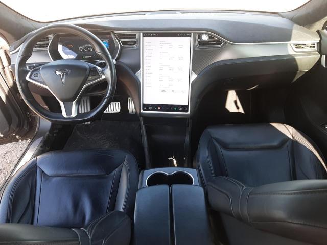 5YJSA1E48FF112031 - 2015 TESLA MODEL S Մոխրագույն լուսանկար 8