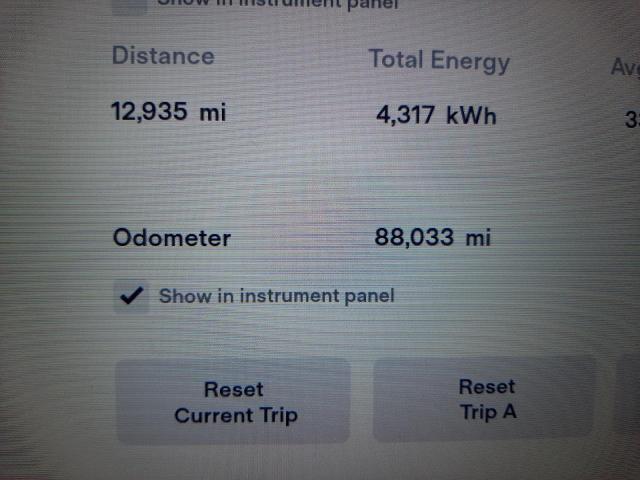 5YJSA1E48FF112031 - 2015 TESLA MODEL S Մոխրագույն լուսանկար 9