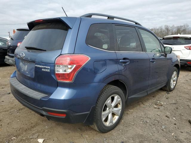 JF2SJAHC9EH513204 - 2014 SUBARU FORESTER 2.5I LIMITED BLUE photo 3