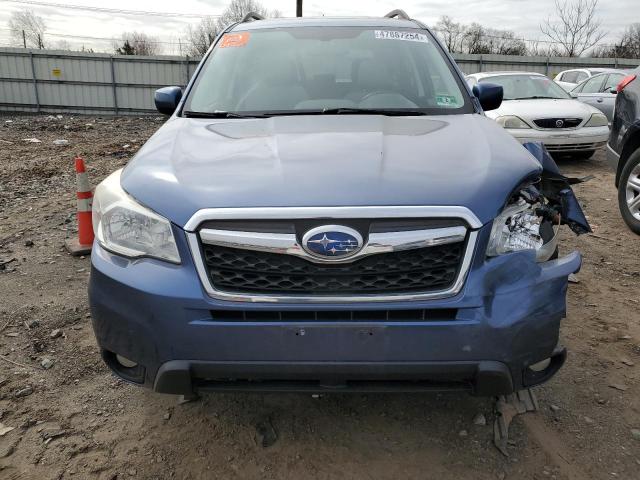 JF2SJAHC9EH513204 - 2014 SUBARU FORESTER 2.5I LIMITED BLUE photo 5