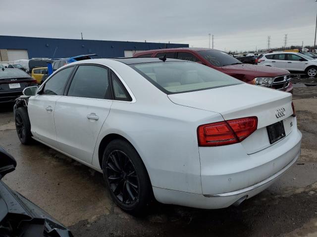 WAURVAFD3BN005947 - 2011 AUDI A8 L QUATTRO WHITE photo 2