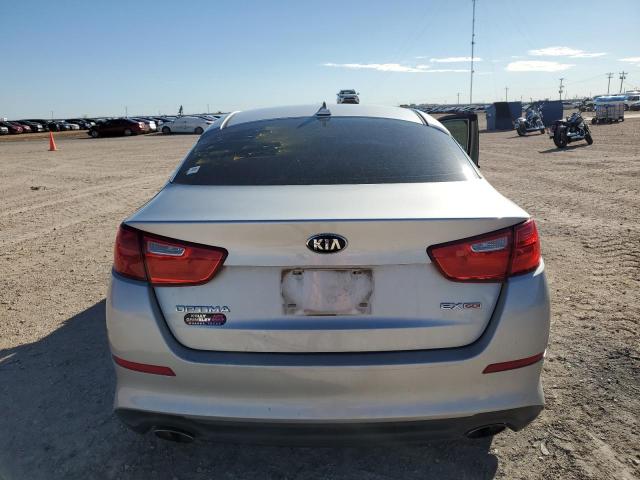 5XXGN4A71EG348267 - 2014 KIA OPTIMA EX SILVER photo 6