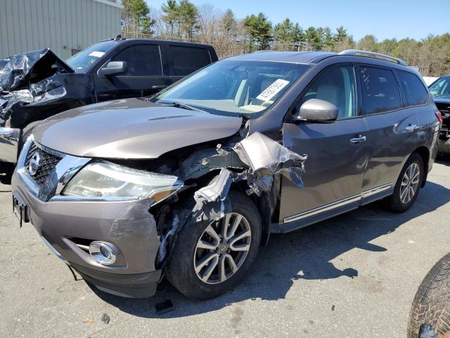 5N1AR2MM3DC686232 - 2013 NISSAN PATHFINDER S ნაცრისფერი ფოტო 1