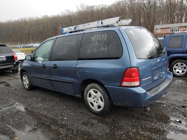 2FMZA51676BA61563 - 2006 FORD FREESTAR SE BLUE photo 2